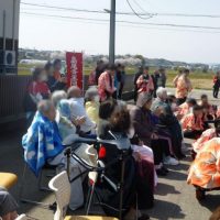 島尾地区春祭り（獅子舞訪問）