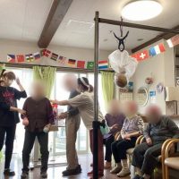 パン食い競争（グループホーム島尾の家）